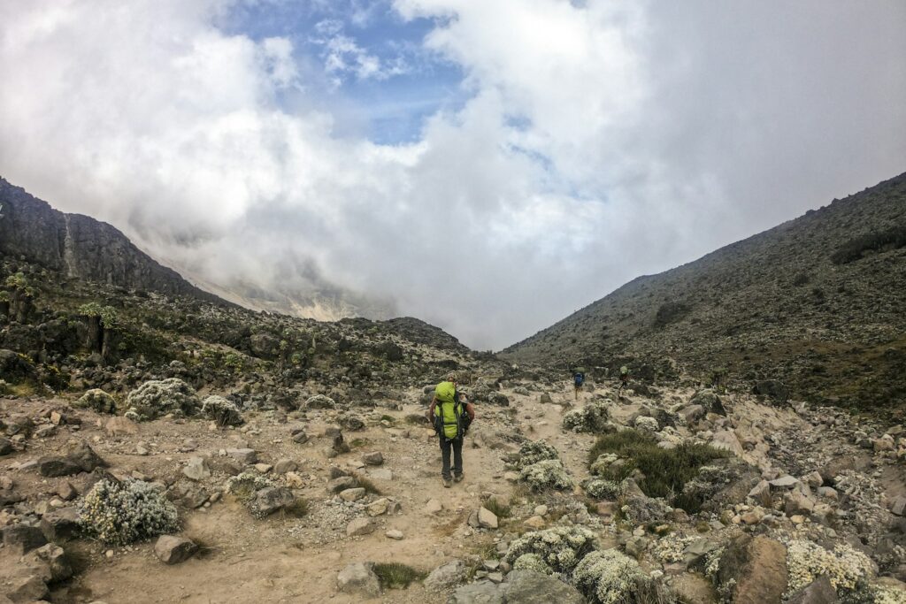 Kilimanjaro Machame Route - the summit above the clouds